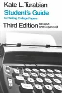 Capa de Student's Guide To Writing College Papers