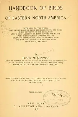 Capa de Handbook of birds of eastern North America