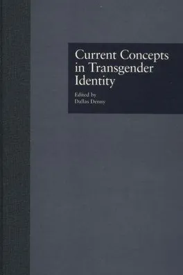 Capa de Current Concepts in Transgender Identity