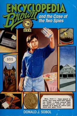 Capa de Encyclopedia Brown and the case of the two spies