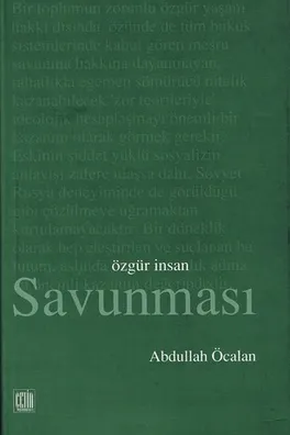 Cover of Özgür insan savunması