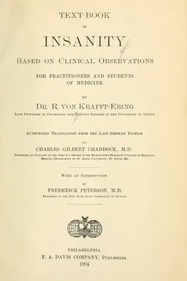 Capa de Text-book of insanity