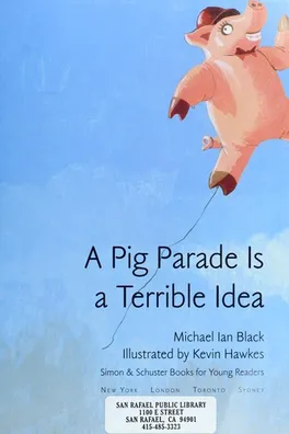 Capa de A pig parade is a terrible idea