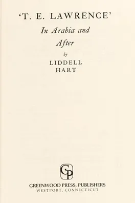 Capa de T. E. Lawrence
