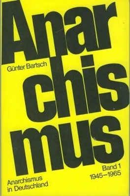 Capa de Anarchismus in Deutschland