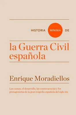 Cover of Historia mínima de la Guerra Civil española