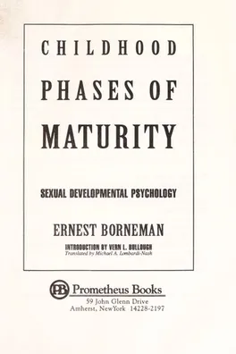 Capa de Childhood phases of maturity