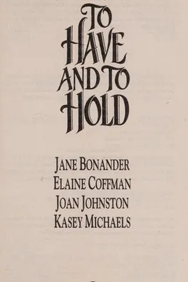 Capa de To Have and to Hold