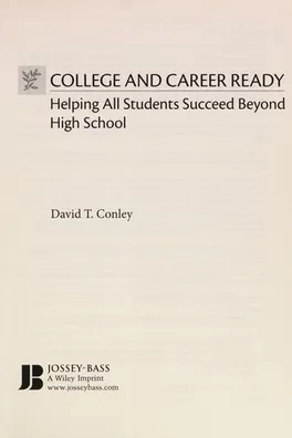 Capa de College and career ready
