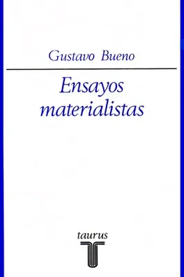 Capa de Ensayos materialistas