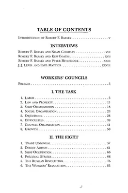 Capa de WORKERS' COUNCILS