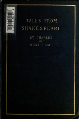 Capa de Tales from Shakespeare. Volume One (9 Tales)