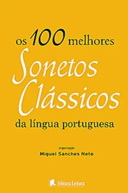Capa de 100 Melhores Sonetos Clássicos da Língua Portuguesa