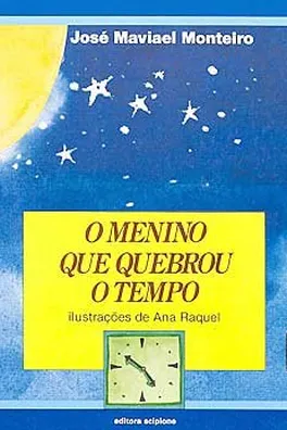 Capa de O menino que quebrou o tempo