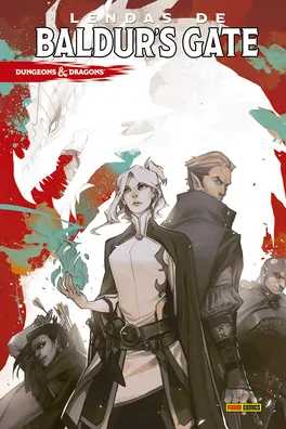 Capa de Dungeons & Dragons . Lendas de Baldur'S Gate