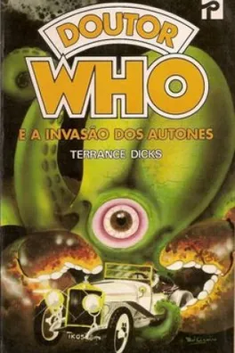 Capa de Doutor Who e a Invasão dos Autones