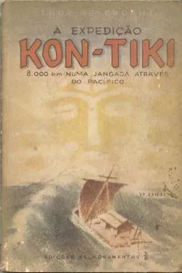Capa de A Expedição Kon-Tiki