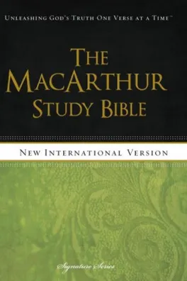 Capa de Bíblia de Estudo MacArthur