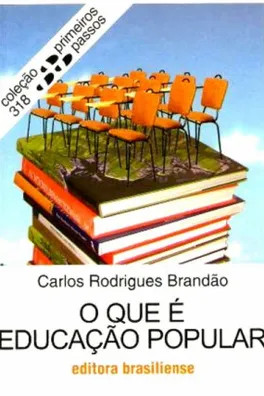Capa de O que é educação popular