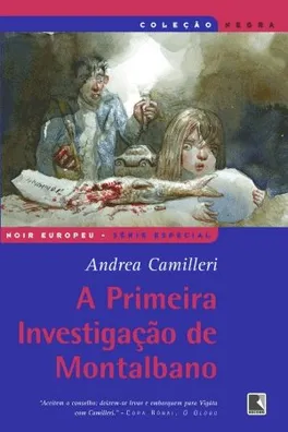Capa de A Primeira Investigação de Montalbano