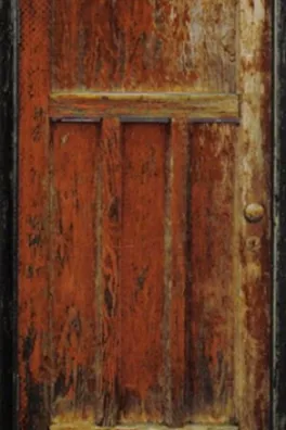 Capa de Uma Porta para um Quarto Escuro