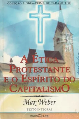 Capa de A Ética Protestante e o Espírito do Capitalismo