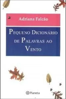 Capa de Pequeno Dicionário de Palavras ao Vento