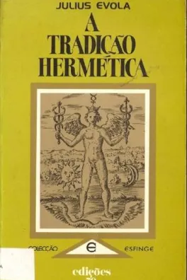 Capa de A tradição hermética