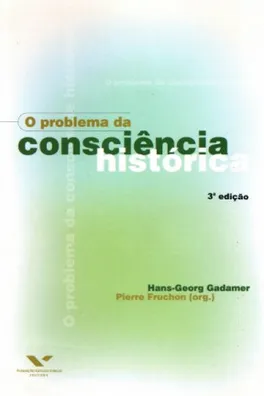 Capa de O Problema da Consciência Histórica