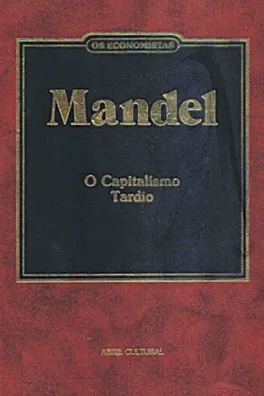 Capa de O capitalismo tardio