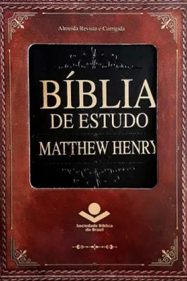 Capa de Bíblia de Estudo Matthew Henry