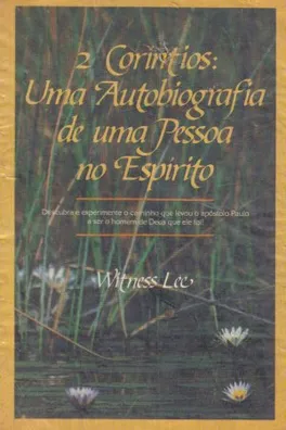 Capa de 2 Corintios: Uma Autobiografia de uma Pessoa no Espírito