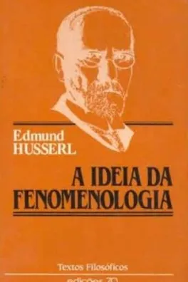 Capa de A Ideia de Fenomenologia