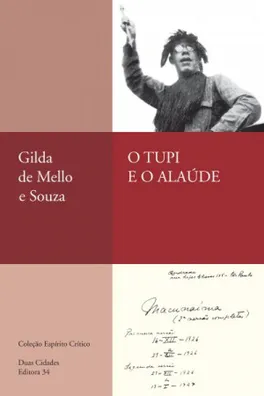 Capa de O tupi e o alaúde