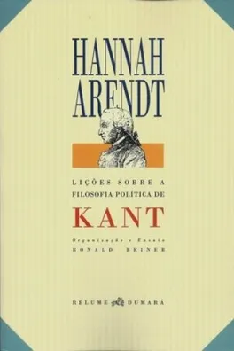 Capa de Lições Sobre a Filosofia Política de Kant