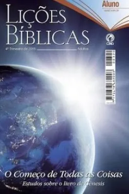 Capa de Lições Bíblicas Escola Bíblica Dominical