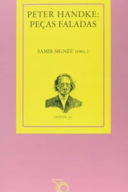 Capa de Peter Handke: peças faladas