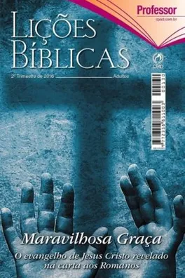 Capa de Lições Bíblicas Mestre - Maravilhosa Graça