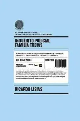 Capa de Inquérito Policial: Família Tobias