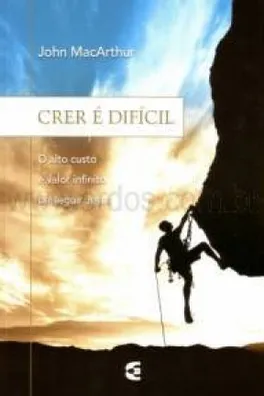 Capa de Crer é difícil