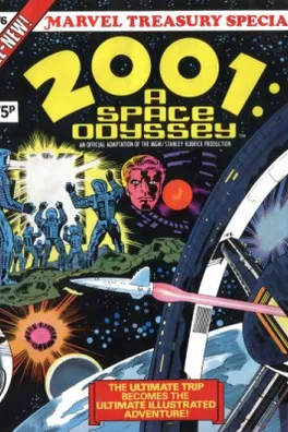 Capa de 2001: A Space Odyssey - Marvel Treasury Special