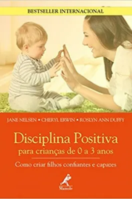 Capa de Disciplina Positiva Para Crianças de 0 a 3 Anos