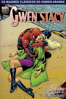 Capa de Homem Aranha - A morte de Gwen Stacy