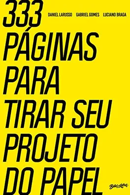 Capa de 333 páginas para tirar seu projeto do papel