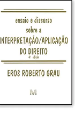 Capa de Ensaio e Discurso sobre a Interpretação/Aplicação do Direito