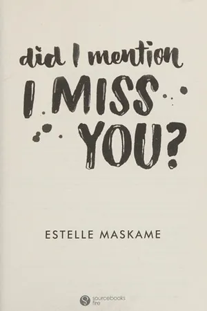Did I Mention I Miss You? (The DIMILY Trilogy, #3)