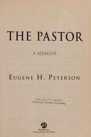 The Pastor: A Memoir
