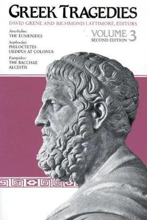 Greek Tragedies, Vol. 1: Aeschylus: Agamemnon, Prometheus Bound; Sophocles: Oedipus the King, Antigone; Euripides: Hippolytus