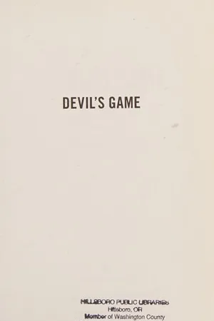 Devil's Game (Reapers MC, #3)