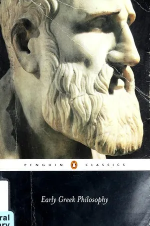 Early Greek Philosophy